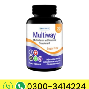 Multiway Multivitamin and Minerals Supplement – Sugar-Free (30 Tablets)