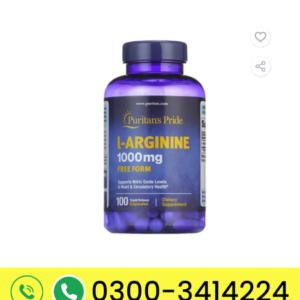 Puritan’s Pride L-Arginine 1000mg – Dietary Supplement
